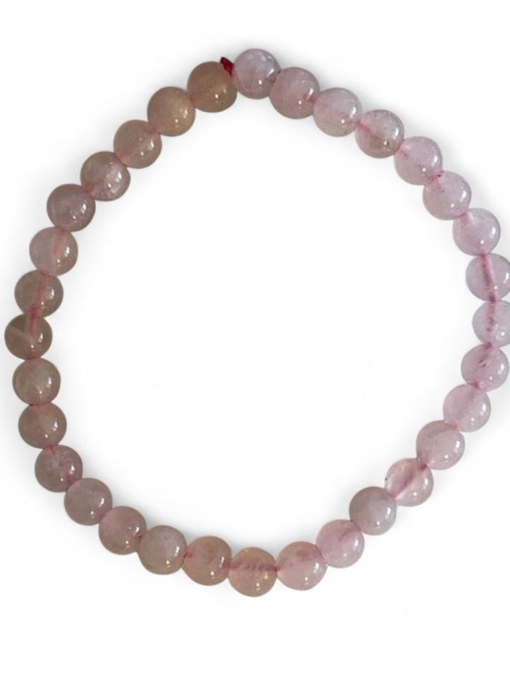 Pink Rose Quartz Beaded Bracelet